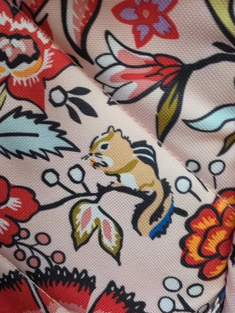 Vera Bradley Lighten Up Foxwood Blush Backpack / Bookbag